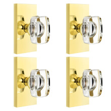 Dllween Glass Gold Dummy Ajt Kilincs Polrozott Srgarz Crystal Dummy Door Kilincsek Tglalap alak Modern Nem Forg Kilincsek Ktszeres szekrnyaj