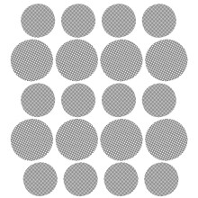 200 einlagen mit mesh für blumentöpfe drainage