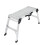 LEADALLWAY Aluminum Work Platform with Handle Step Ladder Heavy Duty Foldable Step Stool 330 Lbs Capacity 1
