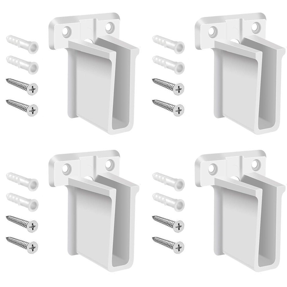 Hufopik 4 Pack Wire Shelf End Bracket Designed For Closetmaid Wire Shelving Wall Mount Brackets For Shelves Closet Screws Included Wire Shelf Cli 6976768106992