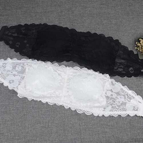 damen einheitsgröße trägerloser -bandeau- mit pads 1