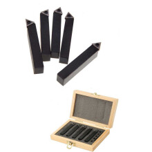 5-teiliges Wendeschneidplatten-Set 12,7 mm Hartmetall für Innendrehen