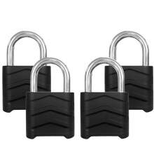 SEPOX 4PCS Suuri yhdistelmriippulukko ulkokyttn yhdistelmlukko, 2,2"""" 55 mm, raskaaseen kyttn snkestv uudelleen resetoitava 4 digitaaline