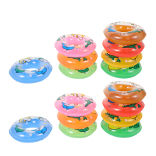 48 mini aufblasbare schwimmreifen für puppenhaus, pool, strand