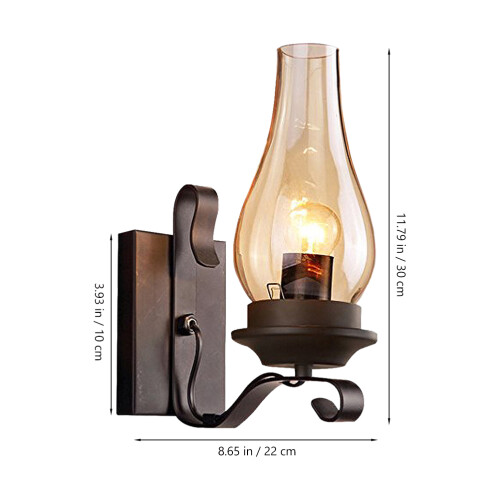 Retro Wandlampe Eisen Für Und Treppe 1