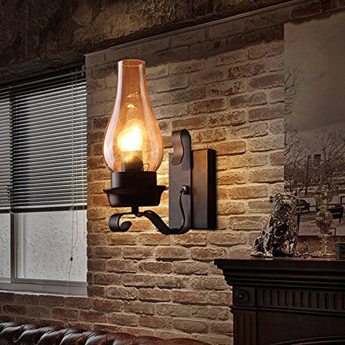 Retro Wandlampe Eisen Für Und Treppe 2