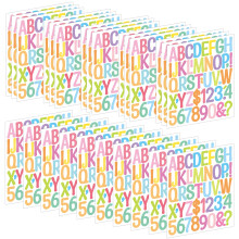 25 ark Brevklistermrken Alfabetsnummerklistermrken Vinyl sjlvhftande stift p bokstver fr scrapbooking-dekal Vattenflaskor Brevlda Anpassa