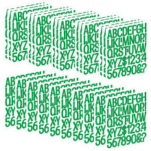 25 ark Brevklistermrken Alfabetsnummerklistermrken Vinyl sjlvhftande stift p bokstver fr scrapbooking-dekal Vattenflaskor Brevlda Anpassa