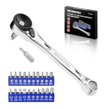 WORKPRO 21 DB 1/4""-os mini racsnis csavarkulcs 72 fog derkszgu csavarhz frfi ajndkok 90 fokos eltols racsnis csavarhz zseb mini alacsony