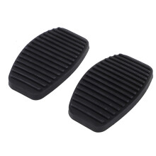 1Paar Auto Pedal Fußschutz Nbr Gummi Antirutsch Schwarz