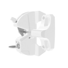 D&D Technologies LL3ALW LokkLatch Verrouillage par gravit pour portail cl verrouillable sur un ct du portail pour cadre de portail carr et