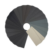 Bates- Schuurpapier 24 stuks, korrel 120 tot 3000, assortiment schuurpapier, assortiment schuurpapier, natdroog schuurpapier