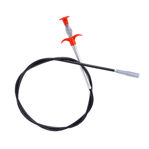 Red Spring Design Drain Cleaning Tool for Hair Sink Bathroom