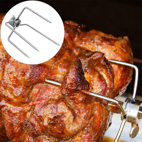 1 grillspieß fleischgabel für barbecue und hähnchen 2