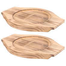 Stein Schalen Matte Holz Untersetzer Hitzeschutz Für Heißen Topf