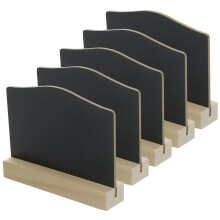 5er-pack holzdoppelseitige , mini-schreibtafel, memo-brett
