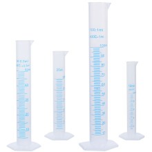 4Stk Kunststoff Messzylinder Transparent Für Labor Und Zuhause