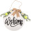 holzschild für eingangstür mit wandhänger ornament 1