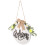 holzschild für eingangstür mit wandhänger ornament 4