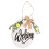 holzschild für eingangstür mit wandhänger ornament 5