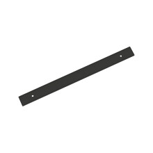 Amerock Thoreau 10-1/16 cala (256 mm) Prostokąt od środka do środka Matowa czarna płyta tylna do wyciągania szafki BP37607MB