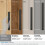 Amerock Thoreau 192mm Matte Black Rectangular Cabinet Pull Backplate, BP37605MB 3
