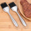 2 grillöl- mit edelstahlgriff, silikon, backzubehör 4