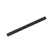 Amerock Maymont 12-5/8 cala (320 mm) Prostokąt od środka do środka Matowa czarna płyta tylna do wyciągania szafki BP37594MB
