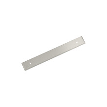 Amerock Maymont 6-5/16 cali (160 mm) Prostokątna, od środka do środka, satynowo-nikielowa płyta tylna z uchwytem BP37590G10