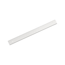 Amerock Maymont 10-1/16 cala (256 mm) Prostokąt od środka do środka Polerowana chromowana płyta tylna do szafki BP3759326