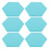 12 nachrichten- aus filz, selbstklebend, hexagonal 3