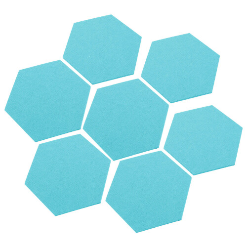 12 nachrichten- aus filz, selbstklebend, hexagonal 1