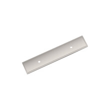 Amerock Thoreau 3 cale (76 mm) Prostokątna, od środka do środka, polerowany nikiel Płyta tylna do szafki BP37601PN