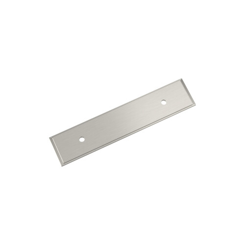 Amerock Maymont BP37587G10 - Placa trasera rectangular de centro a centro, 3 pulgadas (76 mm), nνquel satinado