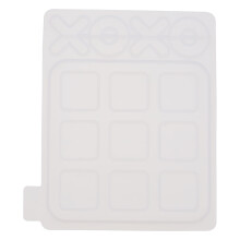 Silikonform DIY Epoxidharz Tic Tac Toe Spiel Gussform Weiß