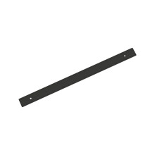 Amerock Thoreau 12-5/8 cala (320 mm) Prostokąt od środka do środka Matowa czarna płyta tylna do wyciągania szafki BP37608MB