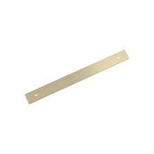 Amerock Maymont 8-13/16 cali (224 mm) Prostokąt od środka do środka Złota szafka na szampana Płyta tylna z uchwytem BP37592BBZ