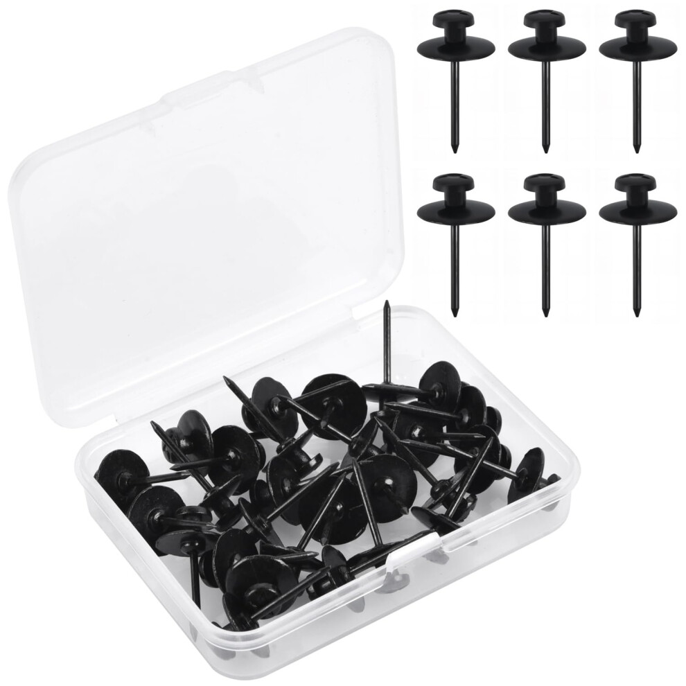 60Pcs Double Headed Picture Hanging Nails Wall Hangers Without Nails Thumb Tacks For Wall Renter Friendly Decor Push Pins For Tapestry Frame Art Pi 716841562866