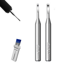 stedi Model Scriber Blades 2 DB Volfrmacl pengk 1mm + 1,5mm Mret modellezshez Hobby RG Scale Model Gravrozott Panel vonal Gyanta Scriber cserep
