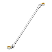 DURATECH 10 * 11 mm extra langer, rutschfester Ratschenschlssel mit flexiblem Kopf, metrischer CR-V-Stahl