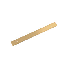 Amerock Thoreau 8-13/16 cali (224 mm) Prostokąt od środka do środka Szafka z brązu szampańskiego Płyta tylna z uchwytem BP37606CZ