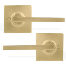 STYLWARE Maven Dummy d?rh?ndtag - 2 pakke Heavy Duty guld d?rh?ndtag ikke-drejbare d?rh?ndtag til entre skab & franske d?re Enkelt side passer ti