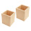 2Stk Holz Stiftehalter Behälter Für Make-up 1