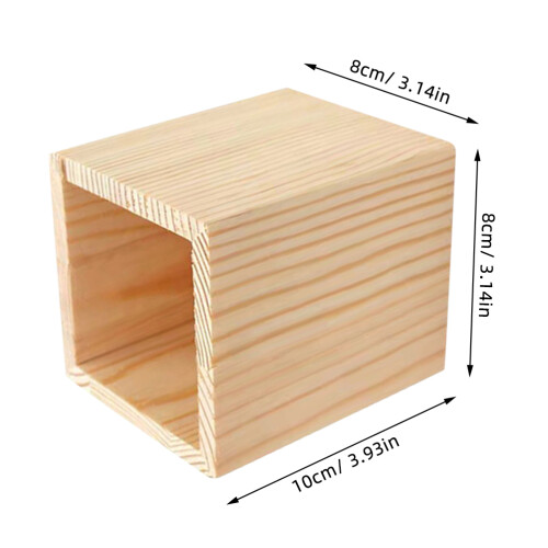 2Stk Holz Stiftehalter Behälter Für Make-up 1