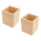 2Stk Holz Stiftehalter Behälter Für Make-up 11