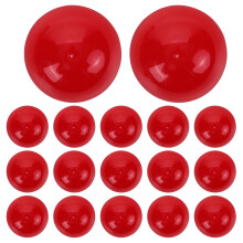 25Stk Kunststoff Hohle Kugeln 40mm Rot Für Spiel Party Dekoration