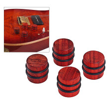 4 Stücke Redwood Knöpfe Pedal Holz