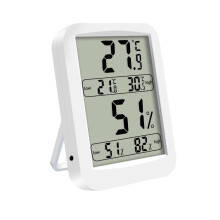 Hygrometer Großer Bildschirm Weiß