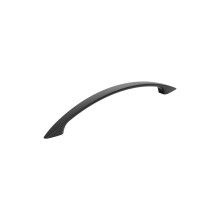 Amerock Arc 6-5/16 inch (160 mm) midden-tot-midden matzwarte kasttrekker - 10 stuks
