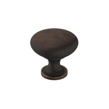 Amerock Era 1-1/4 inch (32 mm) diameter olie-gewreven bronzen kastknop - 25 stuks